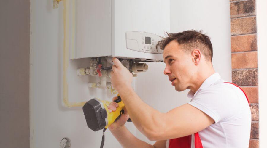 Local tankless water heater installation in Glenpool, OK